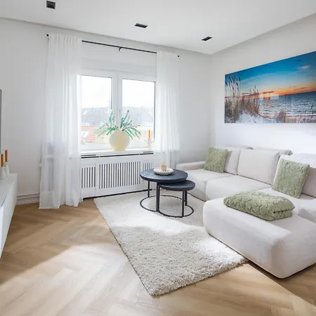 White Pearl Zentral Und Strandnah Mit Fahrradstellplatz 아파트 노르데메이